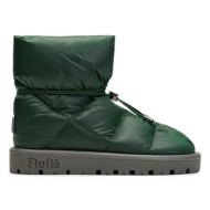  μπότες χιονιού flufie metallic χρώμα: πράσινο