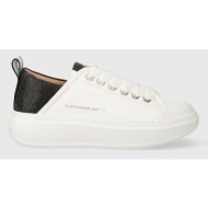  δερμάτινα αθλητικά παπούτσια alexander smith wembley χρώμα: άσπρο, asazwyw0495wbk