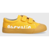  παιδικά πάνινα παπούτσια garvalin χρώμα: κίτρινο