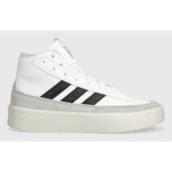  δερμάτινα αθλητικά παπούτσια adidas znsored χρώμα: άσπρο