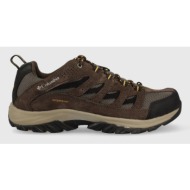  παπούτσια columbia crestwood waterproof χρώμα: καφέ