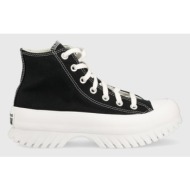  πάνινα παπούτσια converse chuck taylor all star lugged 2.0 χρώμα: μαύρο