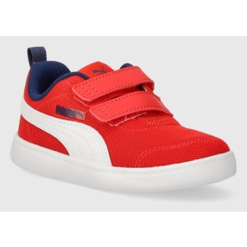 παιδικά παπούτσια puma χρώμα κόκκινο