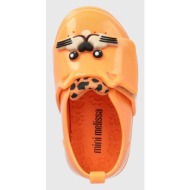  παιδικά κλειστά παπούτσια melissa jelly pop safari bb χρώμα: πορτοκαλί