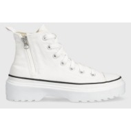  πάνινα παπούτσια converse chuck taylor as lugged lift χρώμα: άσπρο