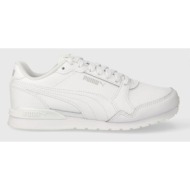  παιδικά αθλητικά παπούτσια puma st runner v3 l jr χρώμα: άσπρο