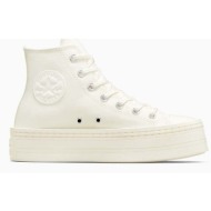  πάνινα παπούτσια converse chuck taylor all star modern lift χρώμα: άσπρο, a06140c
