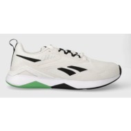  αθλητικά παπούτσια reebok nanoflex trainer 2.0 χρώμα: άσπρο