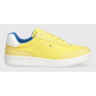  παιδικά αθλητικά παπούτσια tommy hilfiger χρώμα: κίτρινο