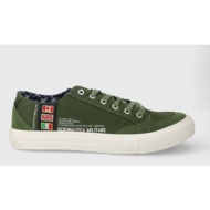  πάνινα παπούτσια aeronautica militare χρώμα: πράσινο, sc280ct3336