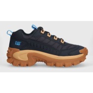  nubuck sneakers caterpillar intruder χρώμα: ναυτικό μπλε, p111514