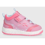  παιδικά αθλητικά παπούτσια reebok classic χρώμα: ροζ
