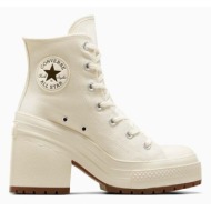  πάνινα παπούτσια converse chuck 70 de luxe heel χρώμα: άσπρο, a05348c