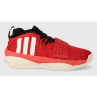  παπούτσια μπάσκετ adidas performance dame 8 extply χρώμα: κόκκινο