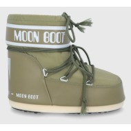  μπότες χιονιού moon boot χρώμα: πράσινο
