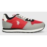  παιδικά αθλητικά παπούτσια u.s. polo assn. χρώμα: κόκκινο