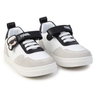  παιδικά δερμάτινα αθλητικά παπούτσια karl lagerfeld χρώμα: μαύρο