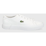  δερμάτινα παπούτσια lacoste gripshot bl 21 1 χρώμα: άσπρο