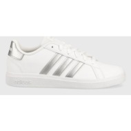 παιδικά αθλητικά παπούτσια adidas grand court χρώμα: άσπρο