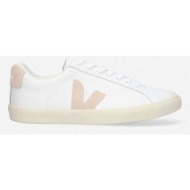  δερμάτινα αθλητικά παπούτσια veja esplar logo χρώμα: άσπρο eo0202335