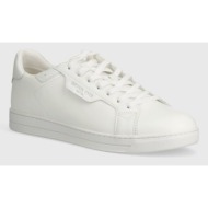  δερμάτινα αθλητικά παπούτσια michael kors keating lace up χρώμα: άσπρο, 42s4kefs1l