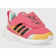  παιδικά αθλητικά παπούτσια adidas fortarun minnie ac i χρώμα: ροζ