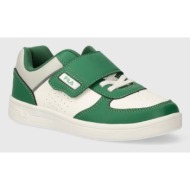  παιδικά αθλητικά παπούτσια fila c. court cb velcro χρώμα: πράσινο
