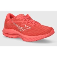  παπούτσια για τρέξιμο mizuno wave rider 27 χρώμα: κόκκινο, j1gc2308