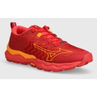  παπούτσια για τρέξιμο mizuno wave daichi 8 gtx χρώμα: κόκκινο, j1gj2456