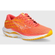  παπούτσια για τρέξιμο mizuno wave inspire 20 χρώμα: πορτοκαλί, j1gd2444