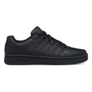  δερμάτινα αθλητικά παπούτσια k-swiss court palisades χρώμα: μαύρο