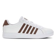  δερμάτινα αθλητικά παπούτσια k-swiss court tiebreak χρώμα: άσπρο, 07011.936.m