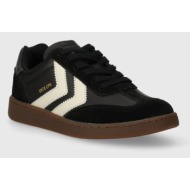  δερμάτινα αθλητικά παπούτσια hummel vm78 cph ml χρώμα: μαύρο, 225072