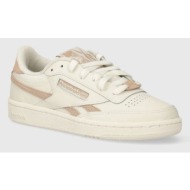  δερμάτινα αθλητικά παπούτσια reebok classic club c χρώμα: άσπρο, 100074921