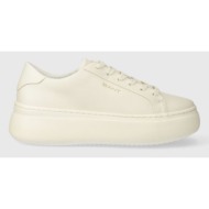  δερμάτινα αθλητικά παπούτσια gant jennise χρώμα: άσπρο, 28531491.g29