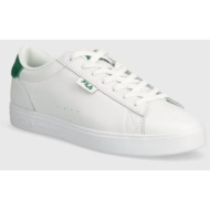  δερμάτινα αθλητικά παπούτσια fila bari χρώμα: πράσινο