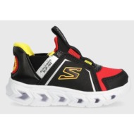  παιδικά αθλητικά παπούτσια skechers hypno-flash 2.0 brisk-brights χρώμα: μαύρο
