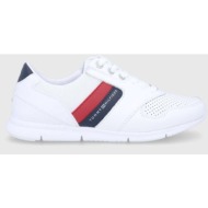  παπούτσια tommy hilfiger lightweight leather sneaker χρώμα: άσπρο fw0fw04261