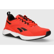  αθλητικά παπούτσια reebok nanoflex trainer 2.0 nanoflex tr 2 χρώμα: κόκκινο, 100074537 100074537