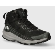  παπούτσια the north face vectiv fastpack mid futurelight χρώμα: μαύρο, nf0a5jcwny71