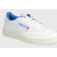  δερμάτινα αθλητικά παπούτσια reebok classic club c 85 club c 85 χρώμα: άσπρο, 100074476 100074476
