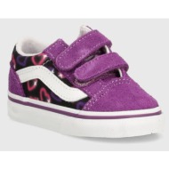  παιδικά πάνινα παπούτσια vans χρώμα: μοβ