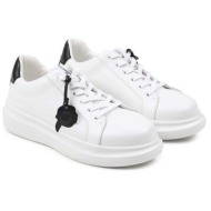  παιδικά δερμάτινα αθλητικά παπούτσια karl lagerfeld χρώμα: άσπρο