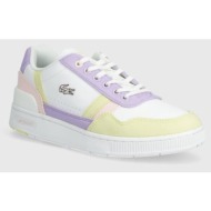  παιδικά αθλητικά παπούτσια lacoste court sneakers χρώμα: ροζ