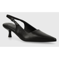  δερμάτινες γόβες vagabond shoemakers lykke χρώμα: μαύρο, 5714-301-20