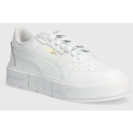  παιδικά αθλητικά παπούτσια puma cali court lth jr χρώμα: άσπρο