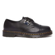  δερμάτινα κλειστά παπούτσια dr. martens 1461 metal plate χρώμα: μαύρο, dm31684001