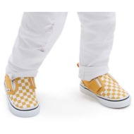  παιδικά πάνινα παπούτσια vans td slip-on v χρώμα: κίτρινο