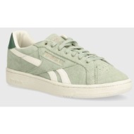  σουέτ αθλητικά παπούτσια reebok classic club c χρώμα: πράσινο, 100074642