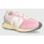  παιδικά αθλητικά παπούτσια new balance ph327rk χρώμα: ροζ